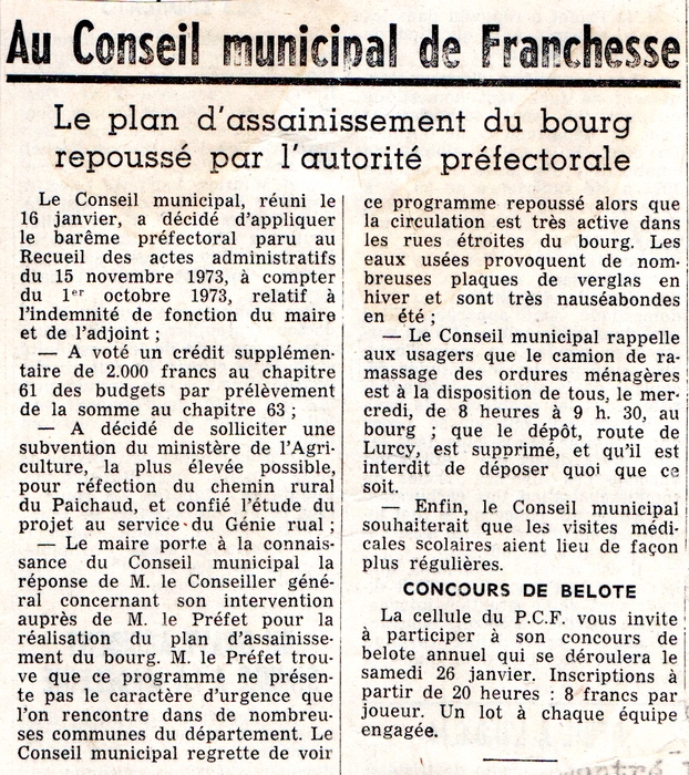 19 janvier 1974