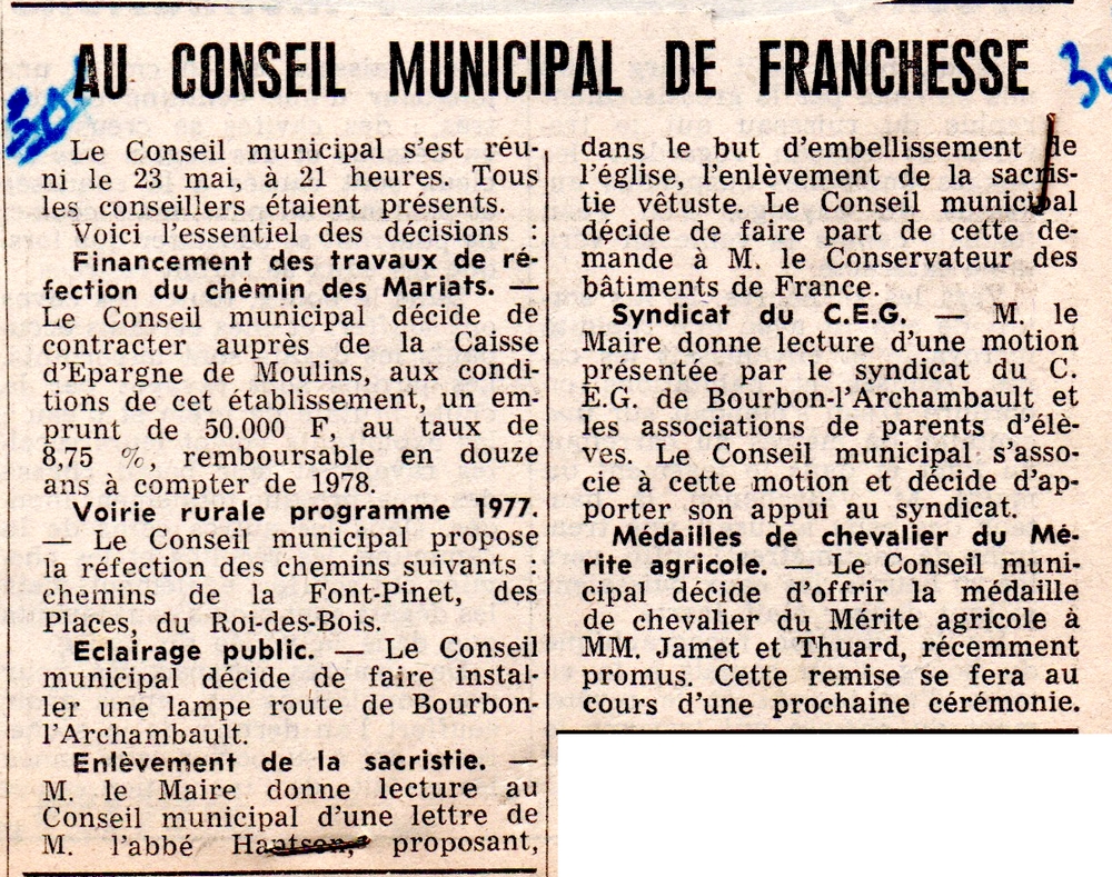 30 mai 1977