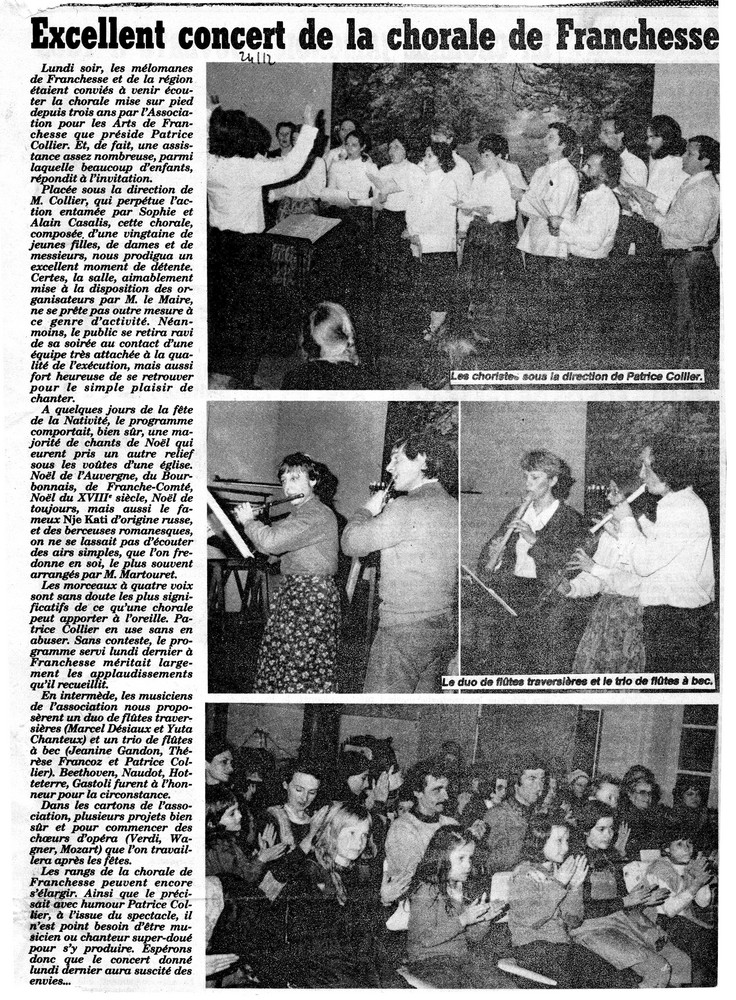 CHorale 24 dec 82