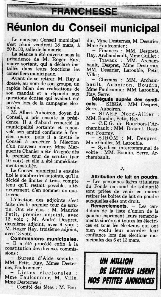 divers 24 mars 83