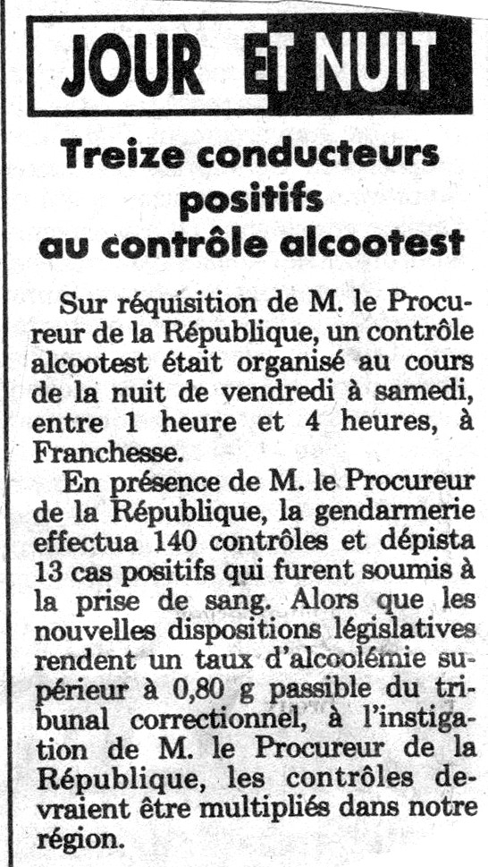 DIVERS 26 mai 1984