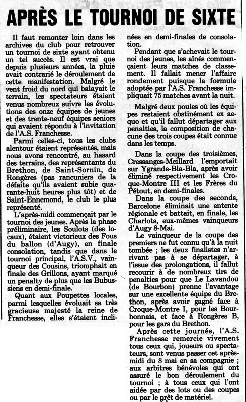 tournoi de sixte 16 mai 1984