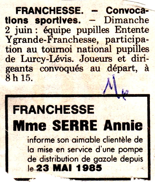 pub 1 juin 1985