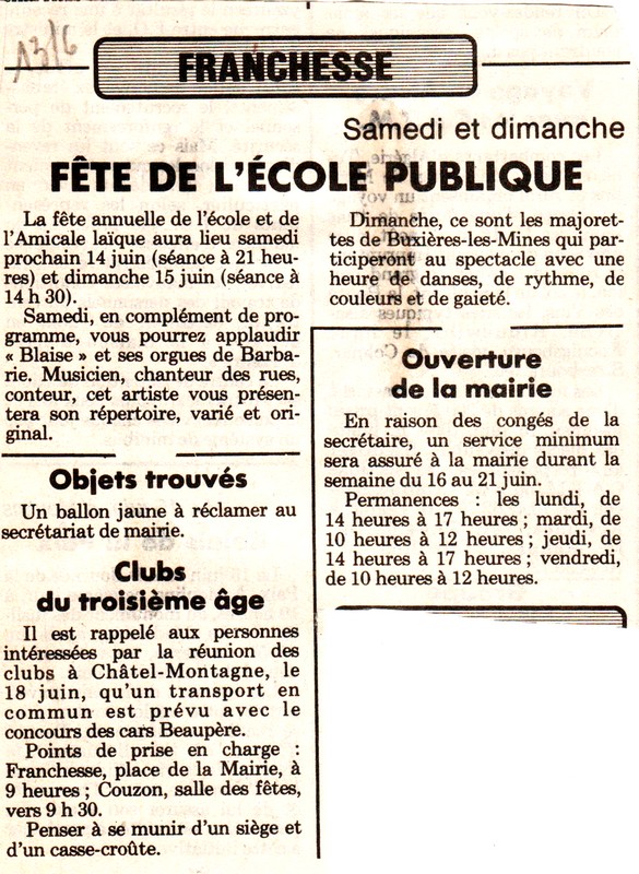 13 juin 1986