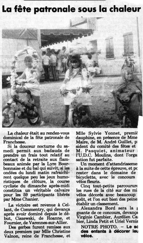 fête aout 1986