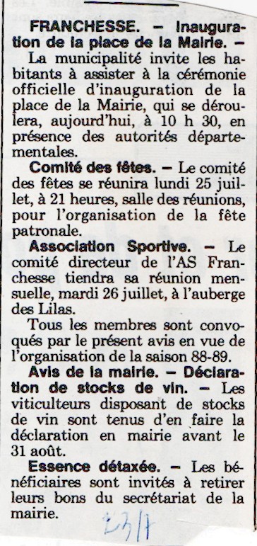 23 juillet 1988