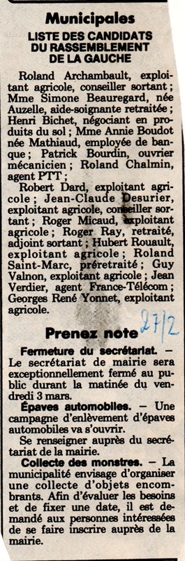 27 février 1989