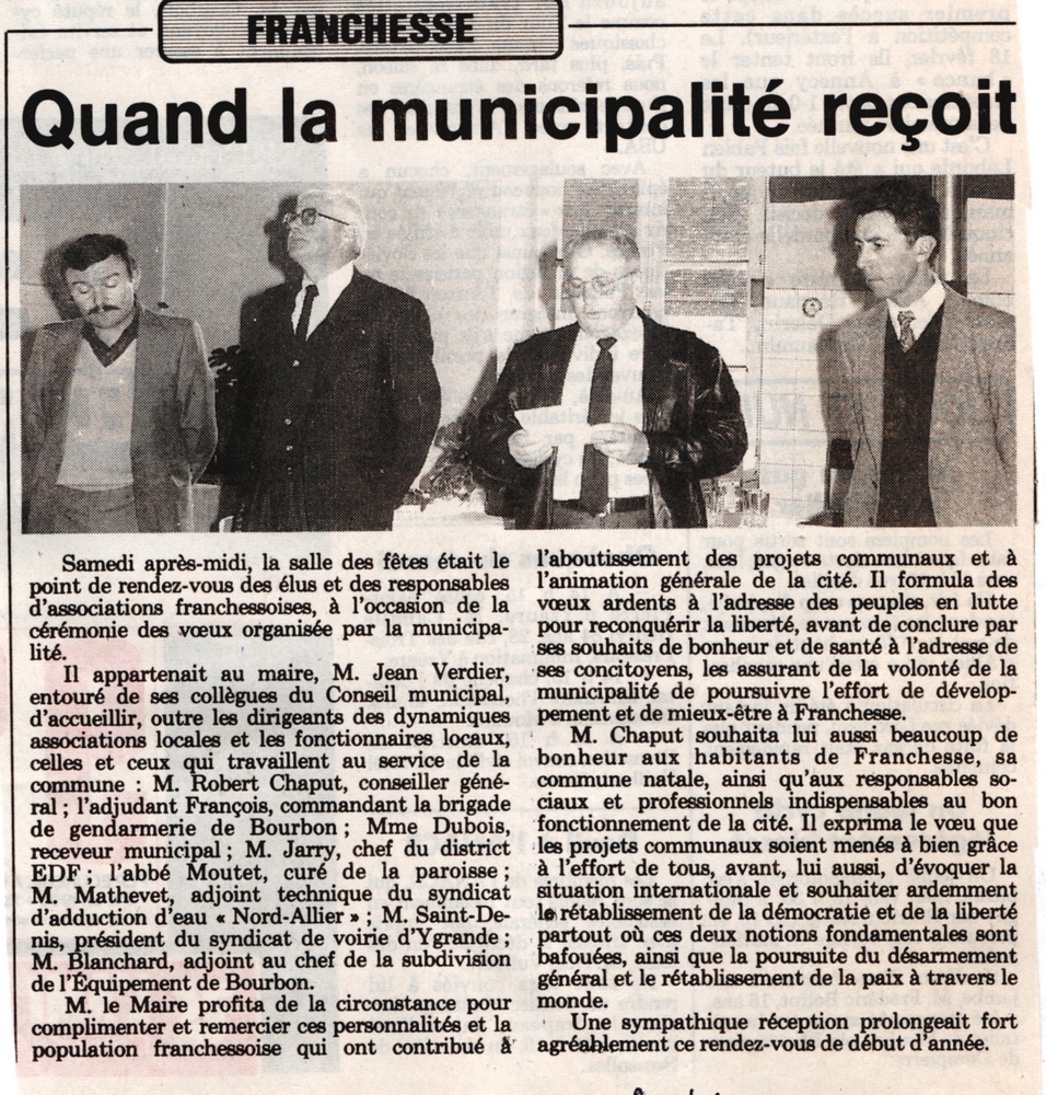 30 janvier 1990