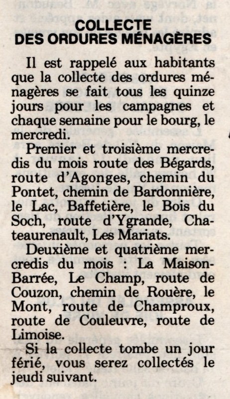 15 janvier 1992