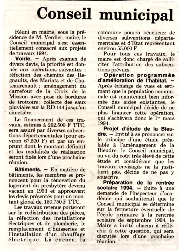 3 mars 1994