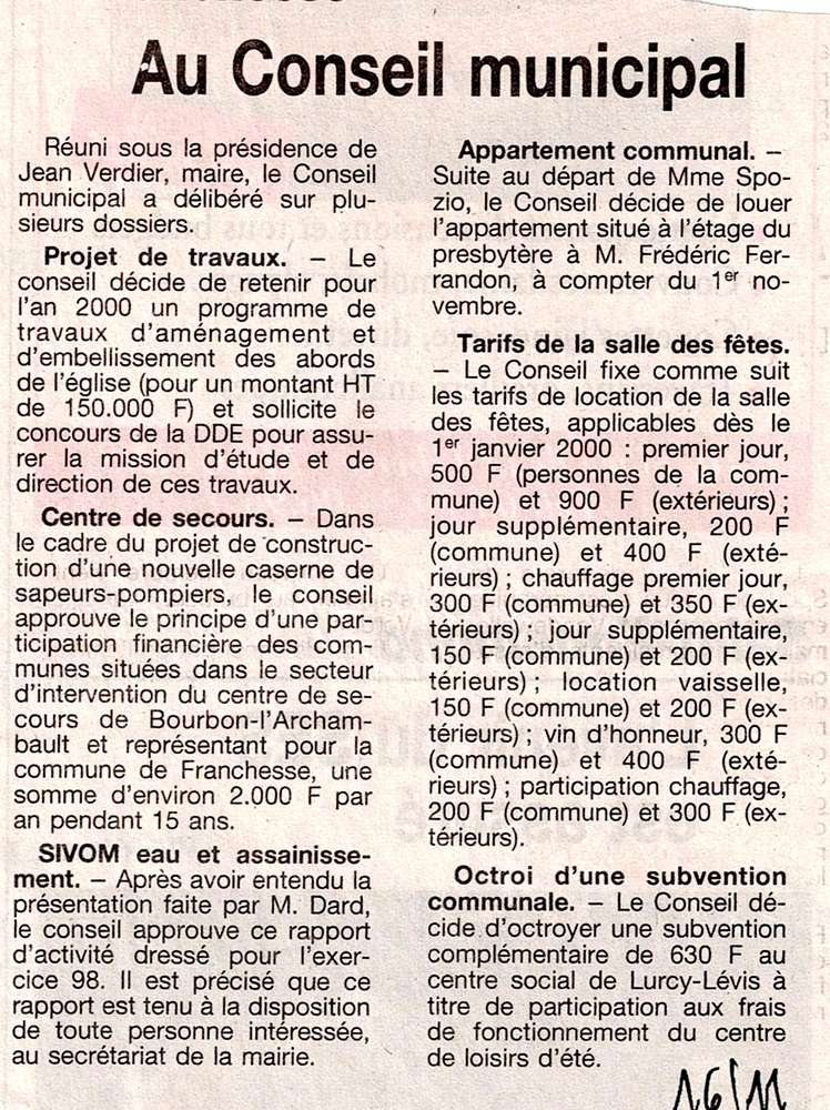 16 novembre 1999