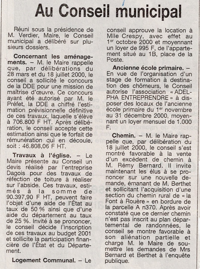 21 novembre 2000 bis